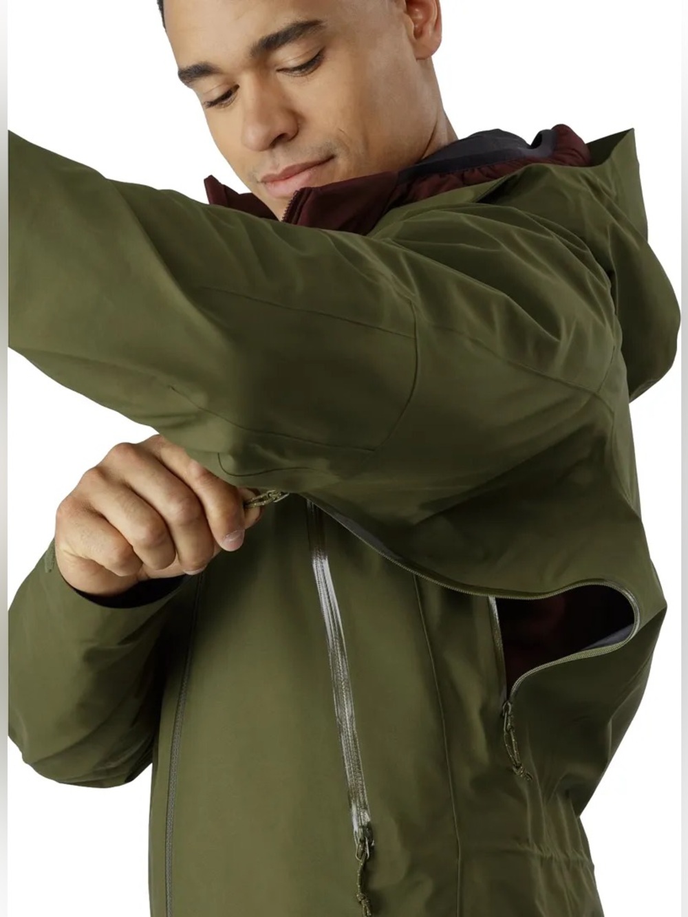 Arc'teryx Zeta AR Gore‑Tex Jacket-Men’s XL in Olive Green - Picture 10 of 16